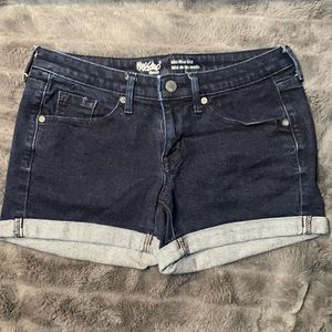 Mossimo cuffed jean shorts